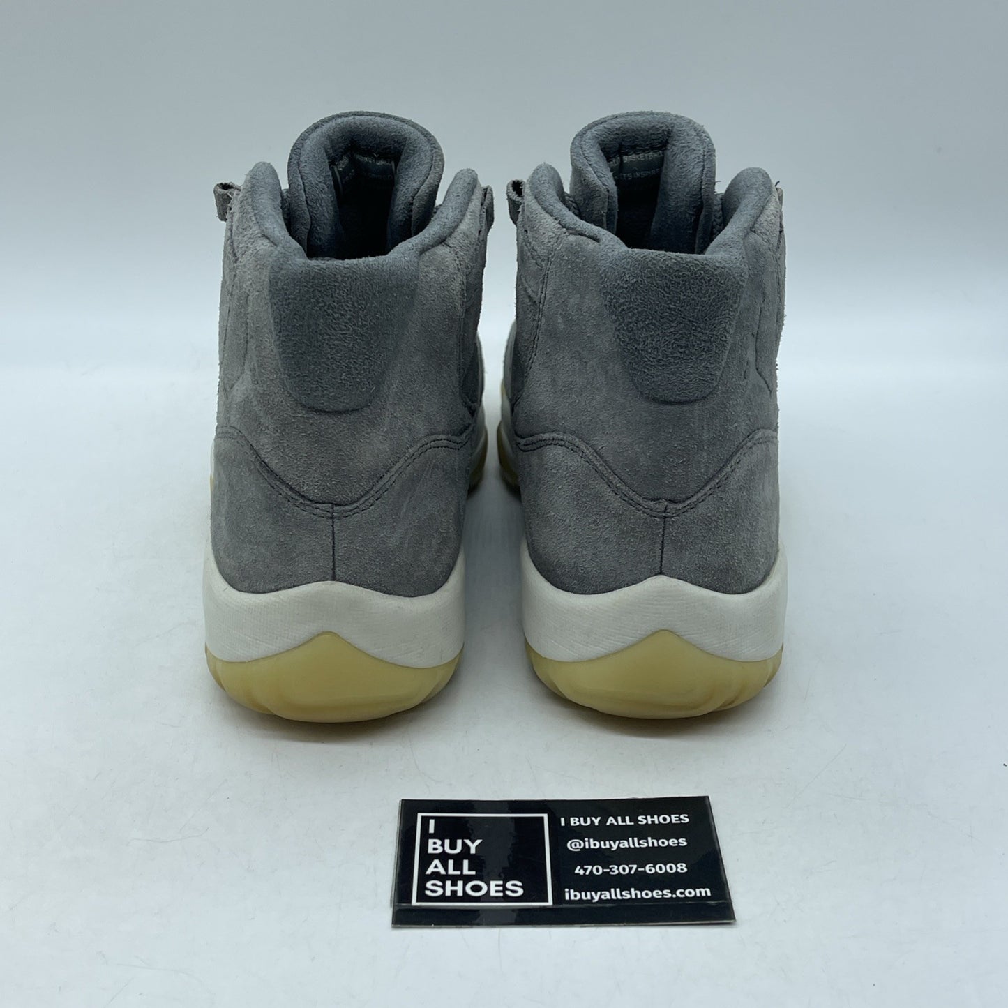 Size 9 - Air Jordan 11 Retro Premium Grey Suede (914433-003)