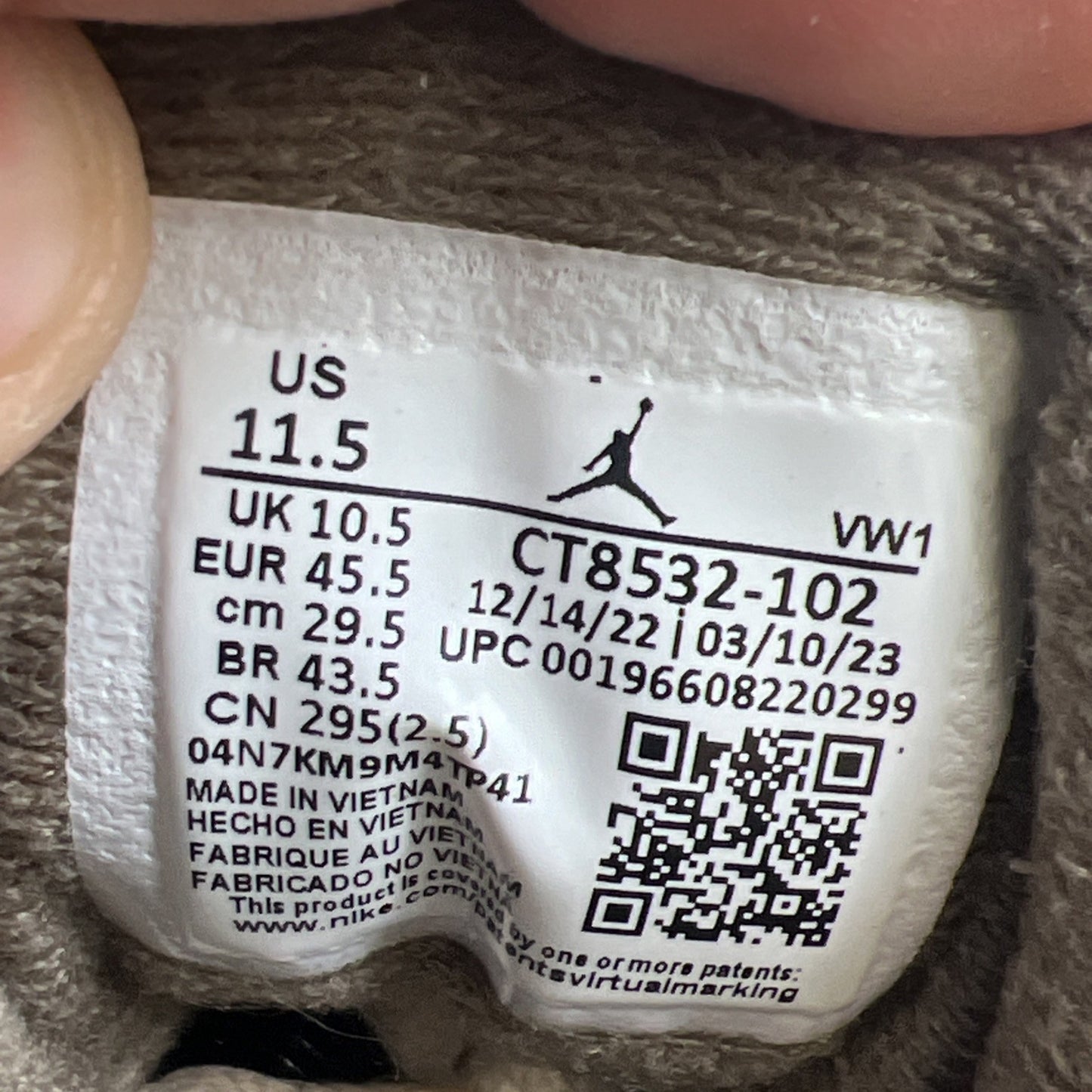 Size 11.5 - Air Jordan 3 Retro Low Palomino (CT8532-102)