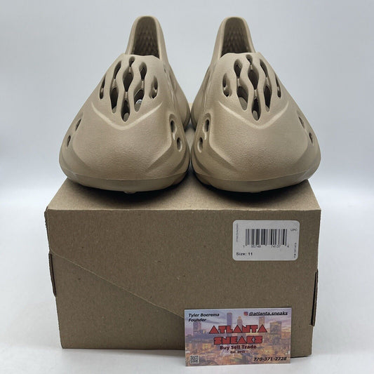 Size 11 - adidas Yeezy Foam RNNR Ochre Brown Leather (GV6842)