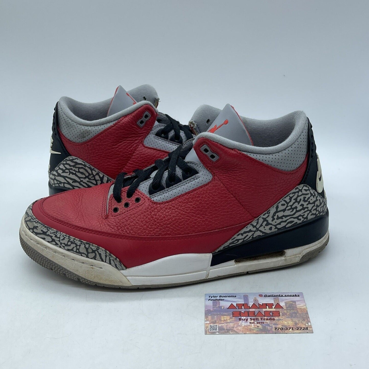 Size 12 - Jordan 3 Retro SE Mid Unite Black Red White Leather Suede (CK5692-600)