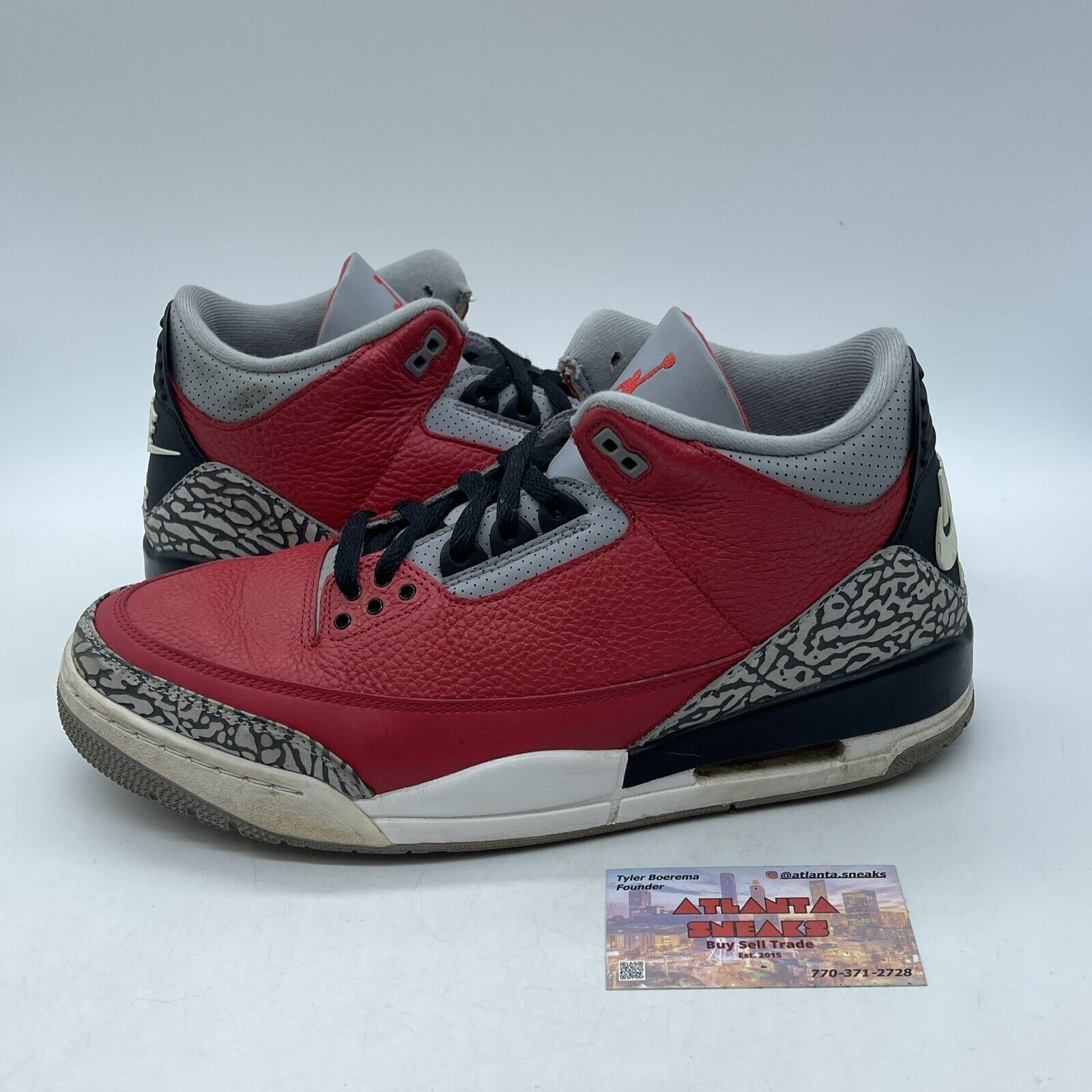 Size 12 - Jordan 3 Retro SE Mid Unite Black Red White Leather Suede (CK5692-600)