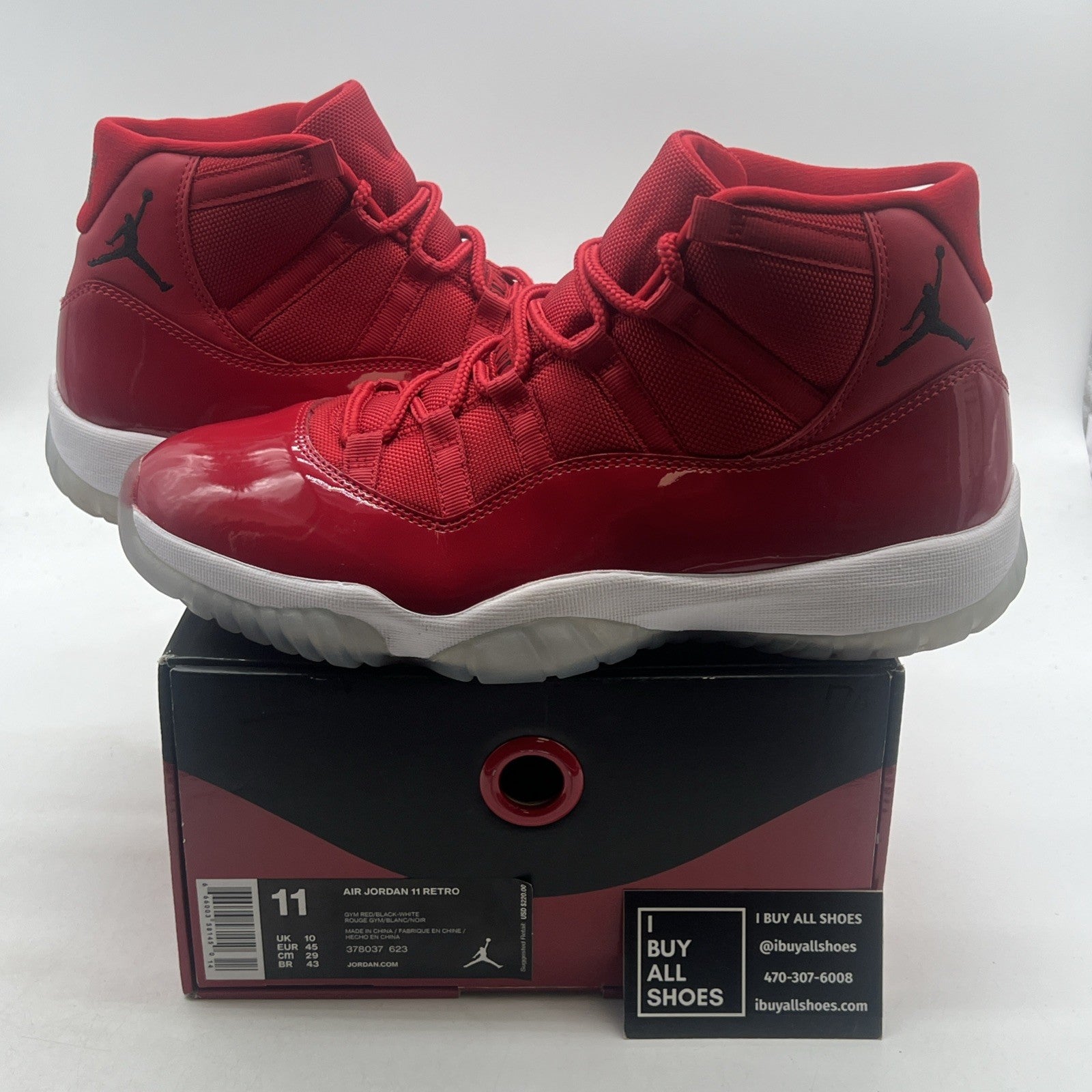 Size 11 - Air Jordan 11 Retro High Win Like '96 (378037-623)