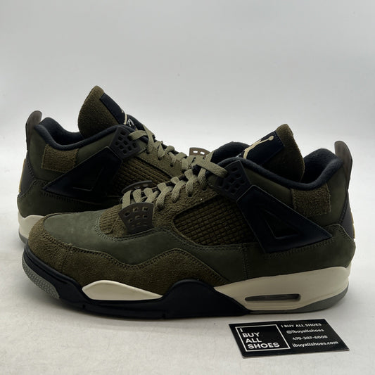 Size 13 - Air Jordan 4 SE Retro Low Craft - Olive (FB9927-200)