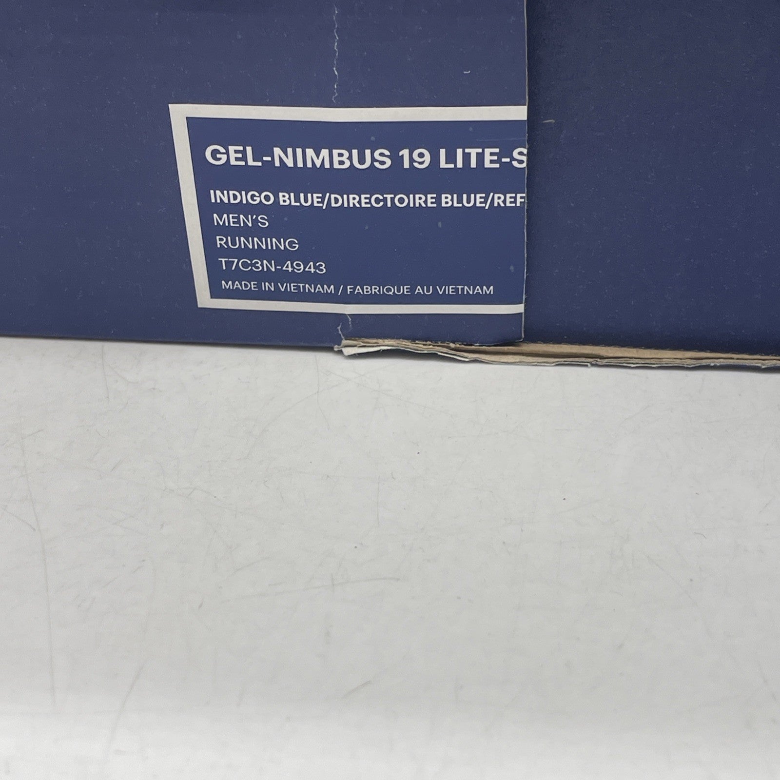 Size 11.5 - Asics Gel Nimbus 19 Indigo Blue (T7C3N)