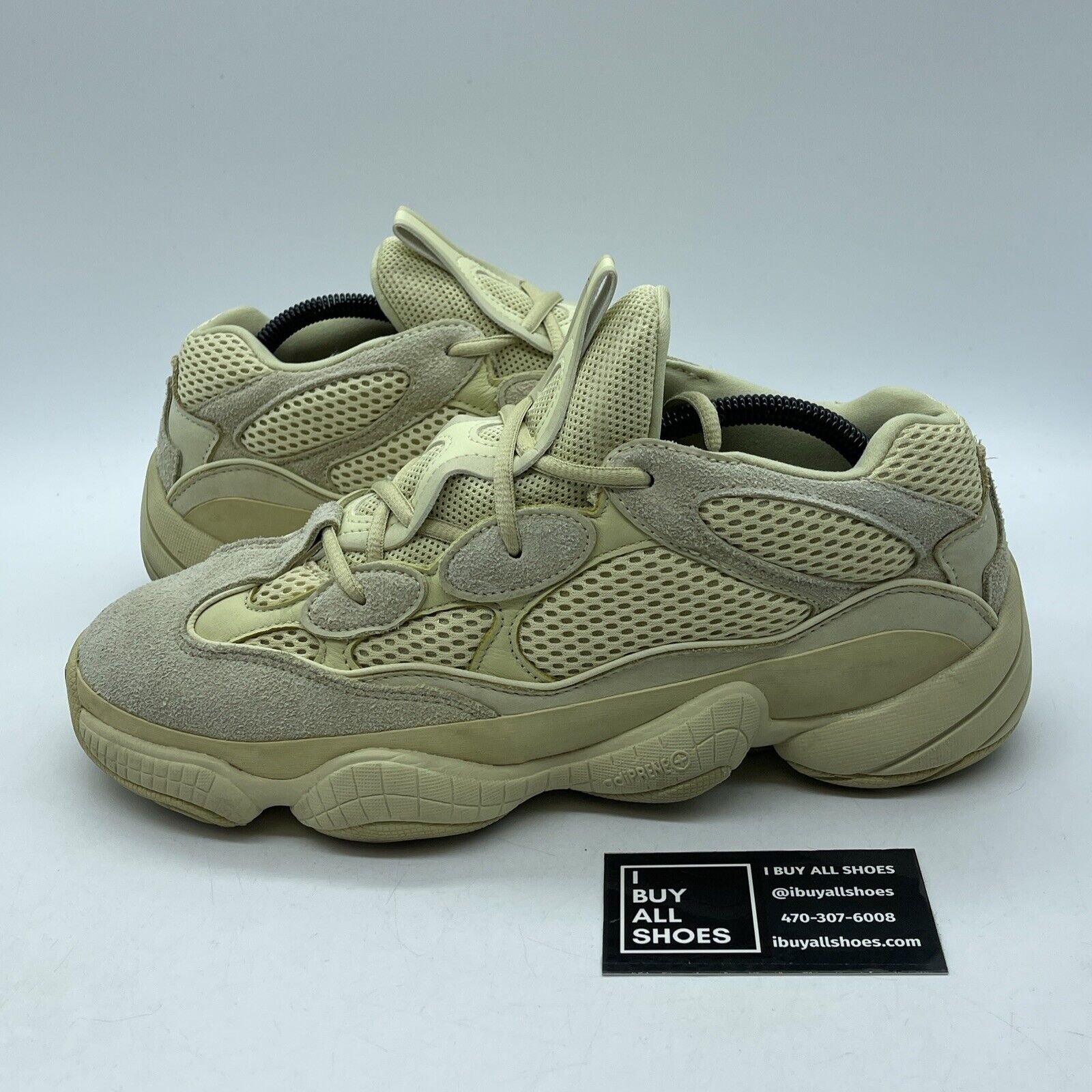 Size 10 - adidas Yeezy 500 Super Moon Yellow Suede Leather (DB2966)