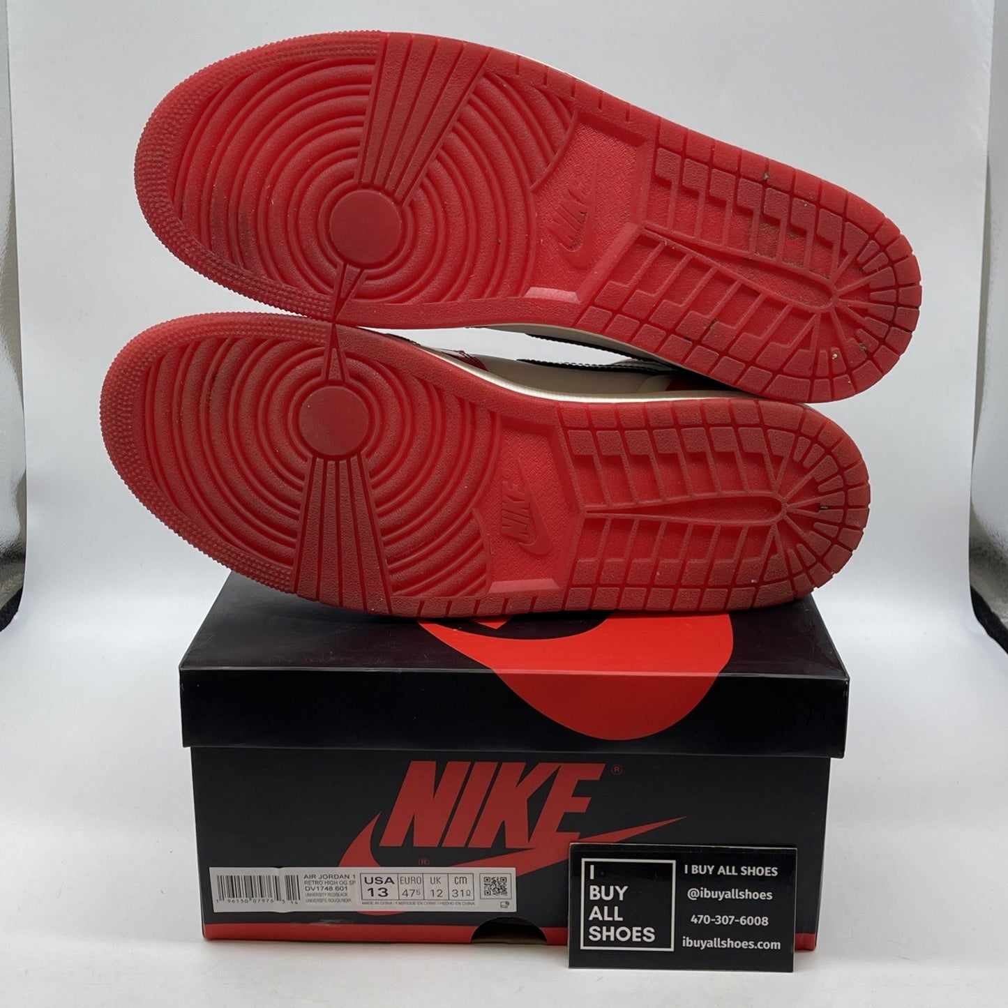 Size 13 - Jordan 1 Retro OG x Marvel High Next Chapter Red Suede (DV1748-601)