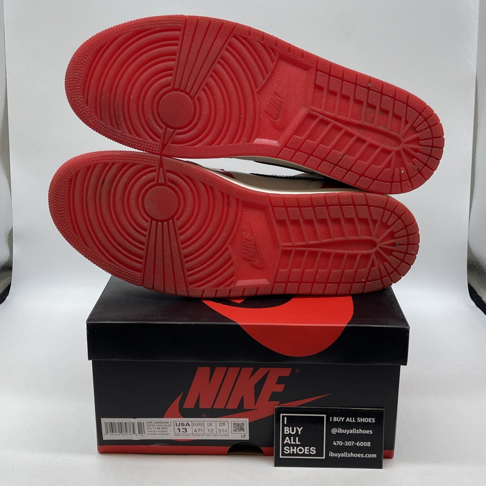 Size 13 - Jordan 1 Retro OG x Marvel High Next Chapter Red Suede (DV1748-601)