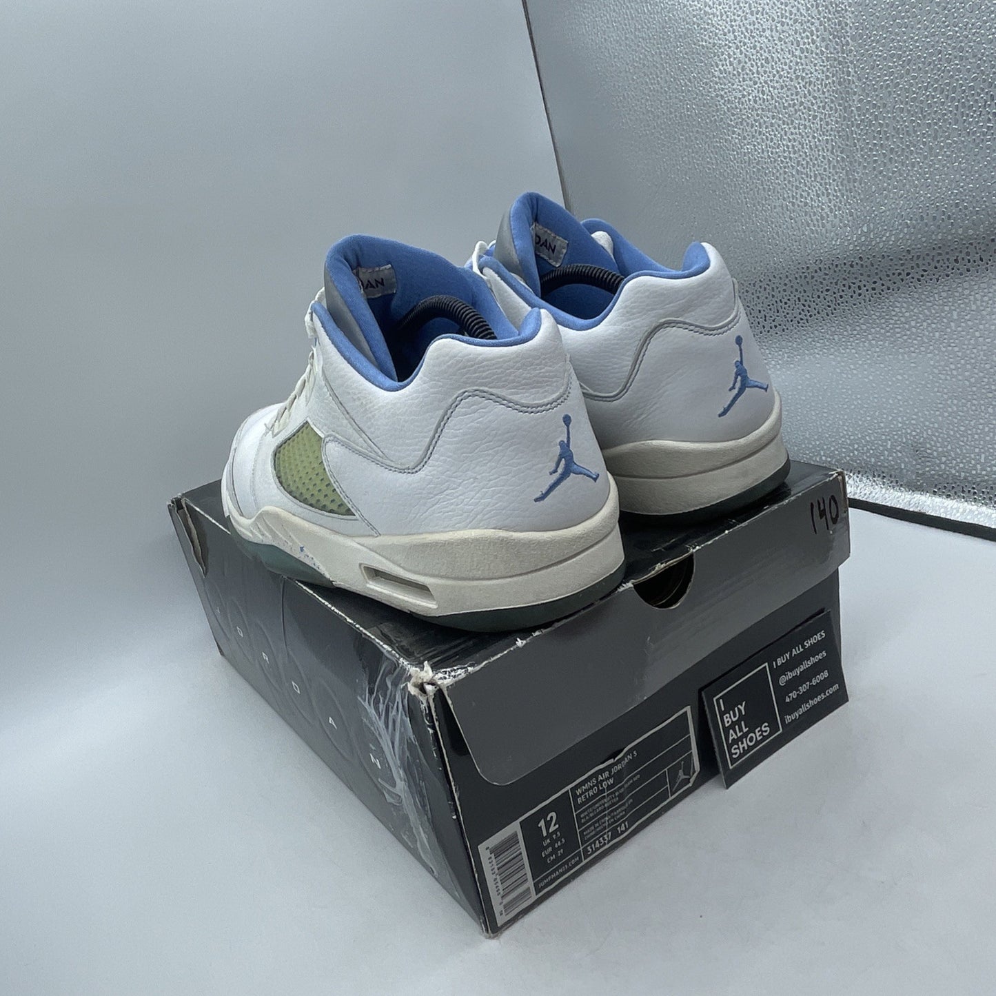 Size 12W - Air Jordan 5 Retro Low UNC (314337-141)