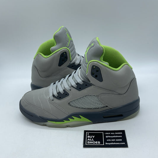 Size 10 - Jordan 5 Retro Green Bean Grey Leather (DM9014-003)