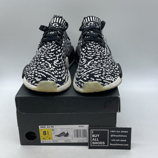 Size 8.5 - Adidas NMD_R1 Primeknit Zebra (BY3013)