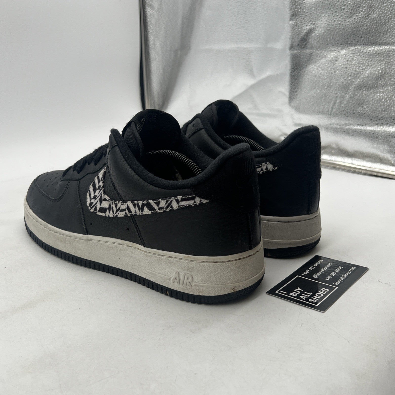 Size 12 - Nike Air Force 1 Low Tiger Camo Black (AQ4131-001)