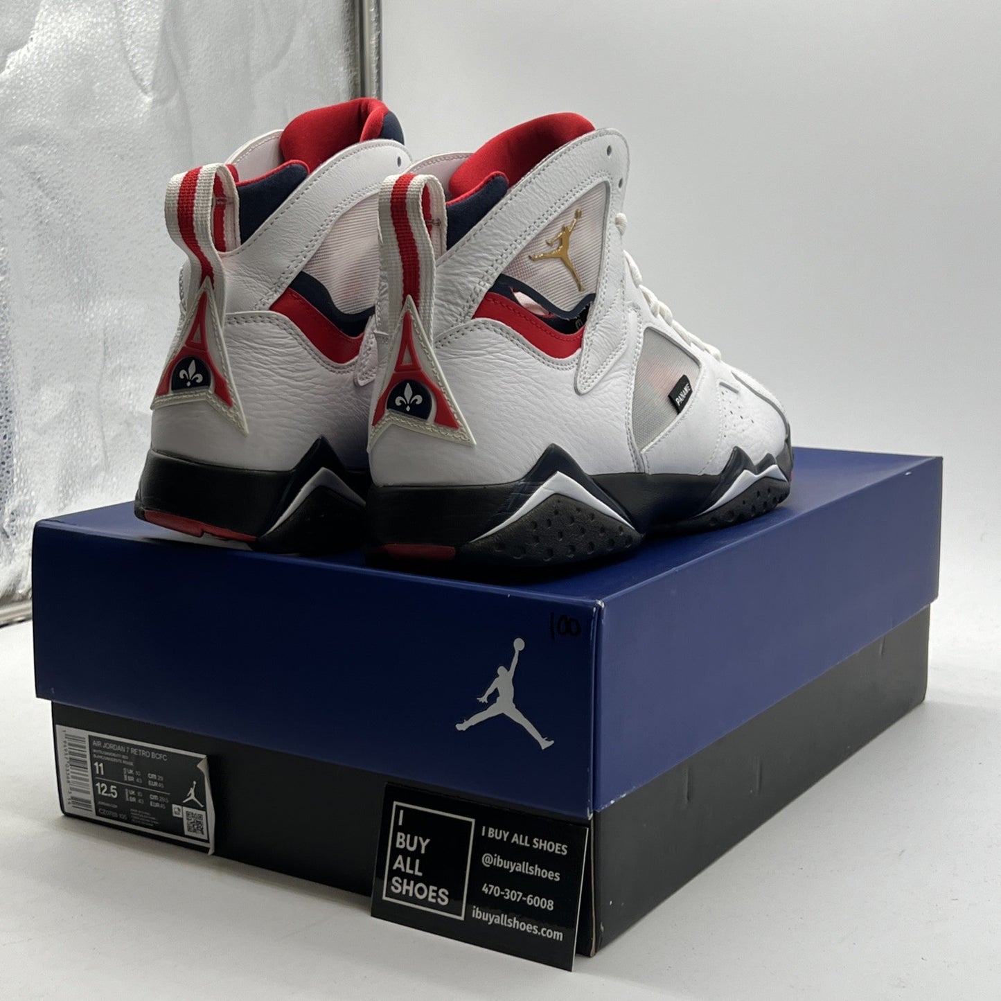 Size 11 - Paris Saint-Germain x Air Jordan 7 Retro Paname (CZ0789-105)