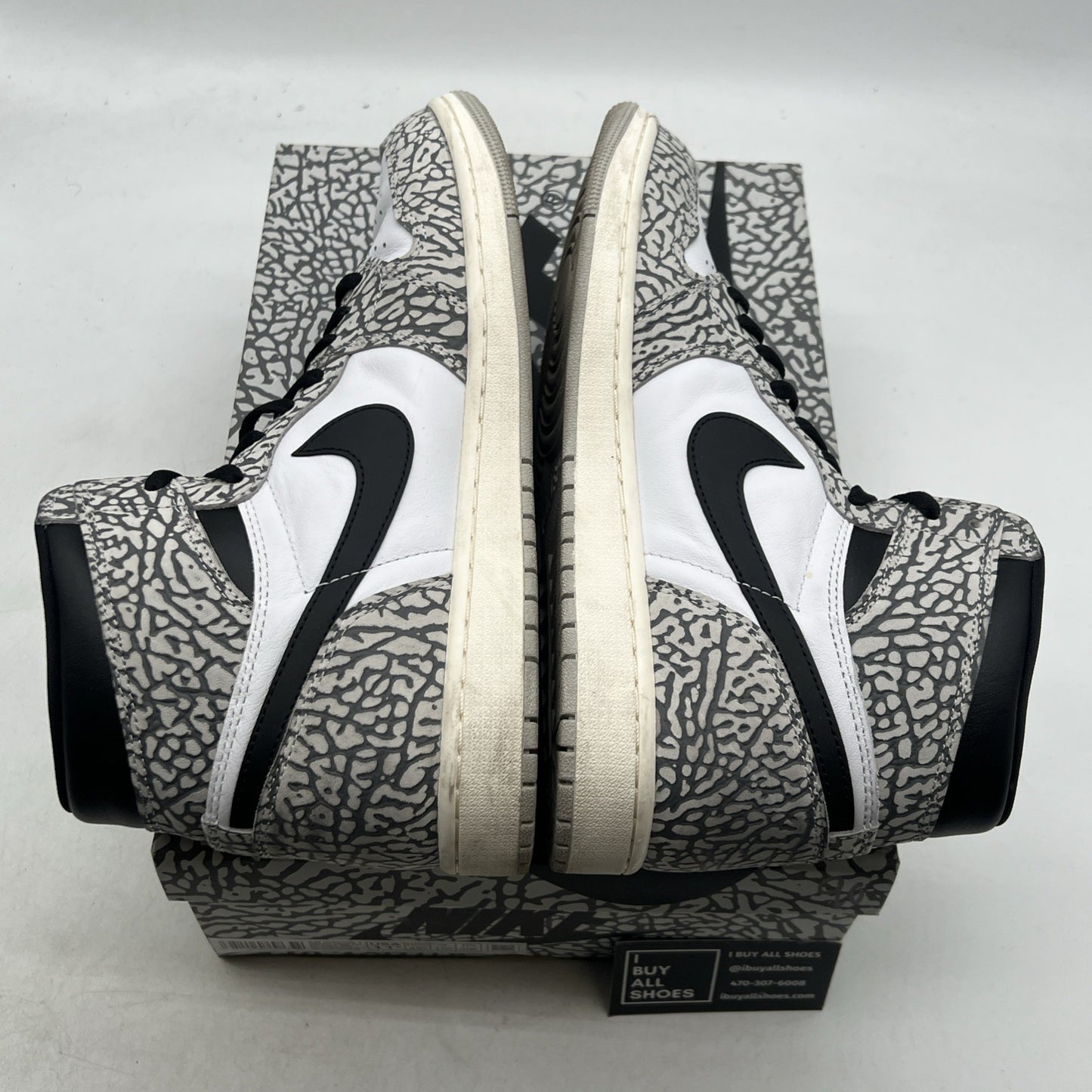 Size 11.5 - Air Jordan 1 Retro OG High White Cement (DZ5485-052)