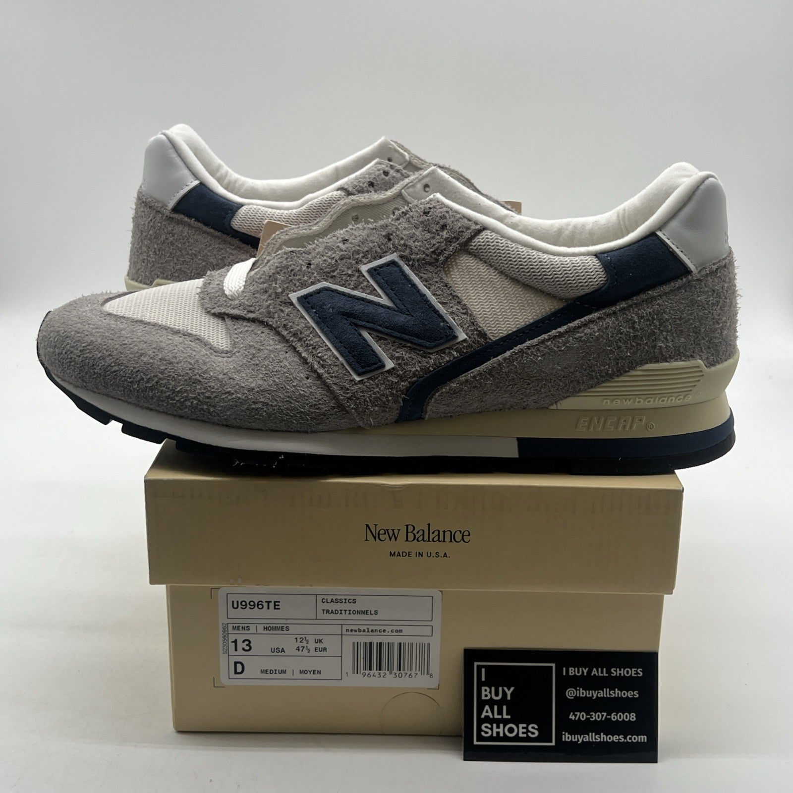 Size 13 - New Balance 996 Made in USA Grey Day 2023 (U996TE)