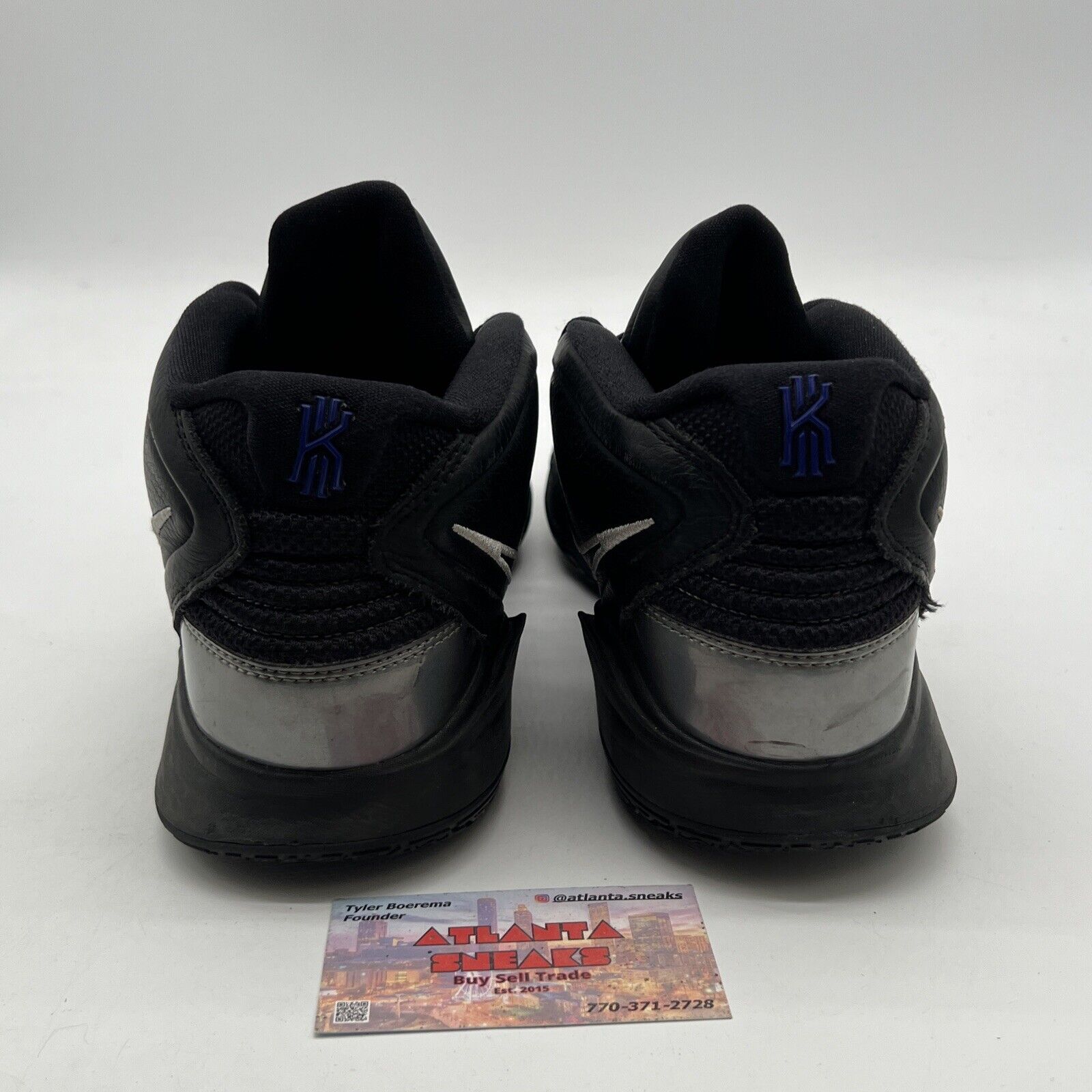 Size 12 - Nike Kyrie Infinity Black Metallic Silver (CZ0204-005)