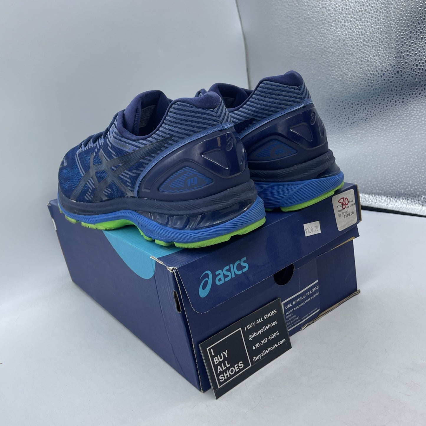 Size 11.5 - Asics Gel Nimbus 19 Indigo Blue (T7C3N)