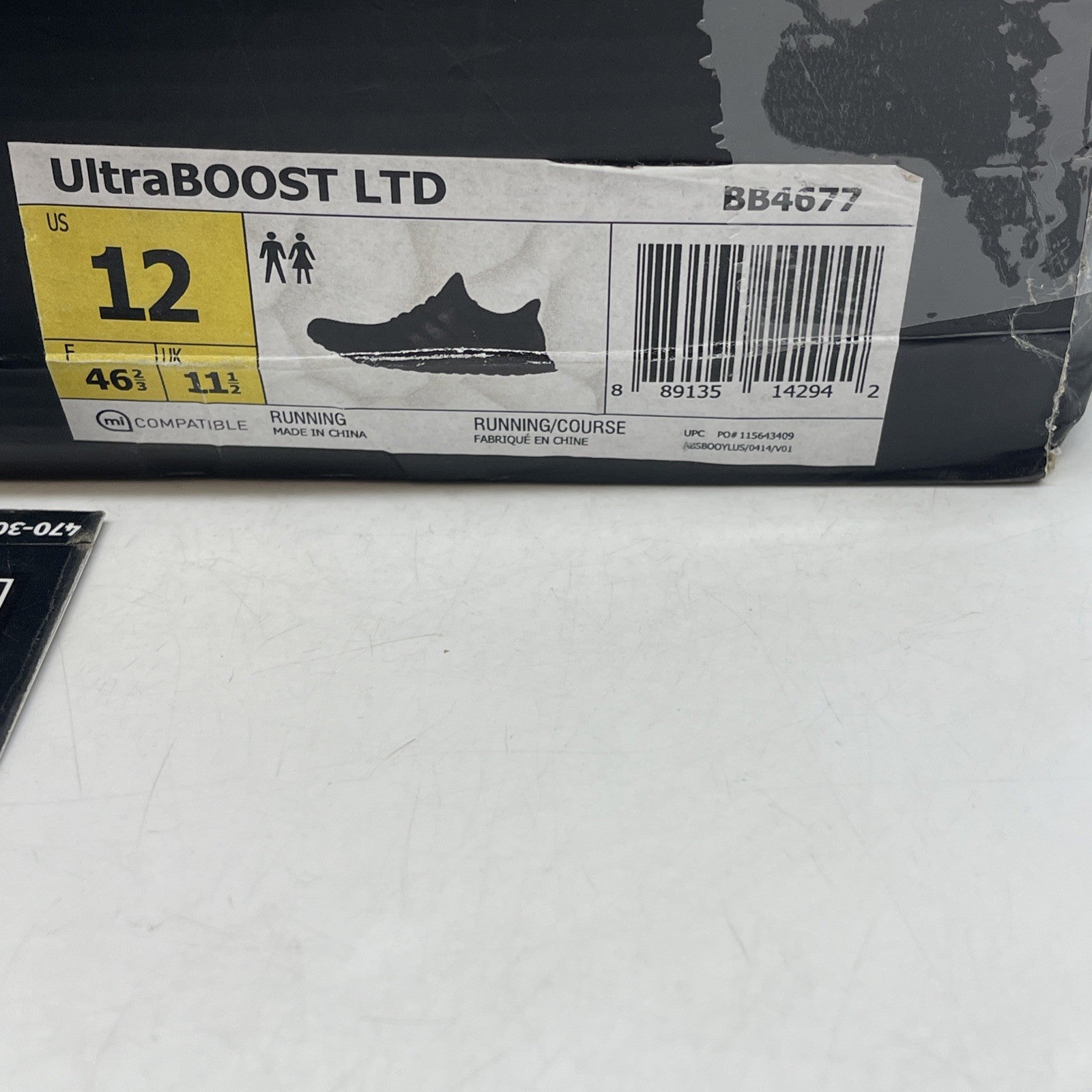 Size 12 - Adidas UltraBoost 1.0 Limited Triple Black (BB4677)