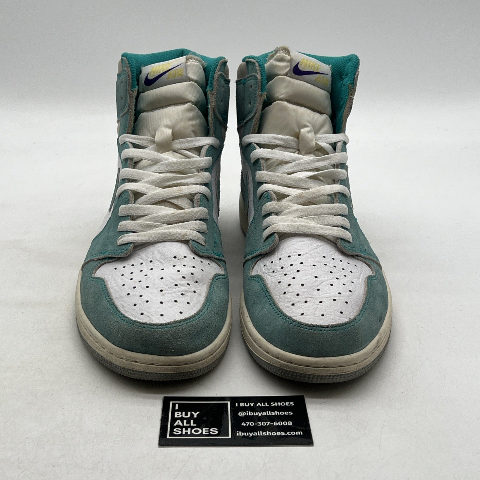 Size 13 - Air Jordan 1 Retro OG High Turbo Green (555088-311)