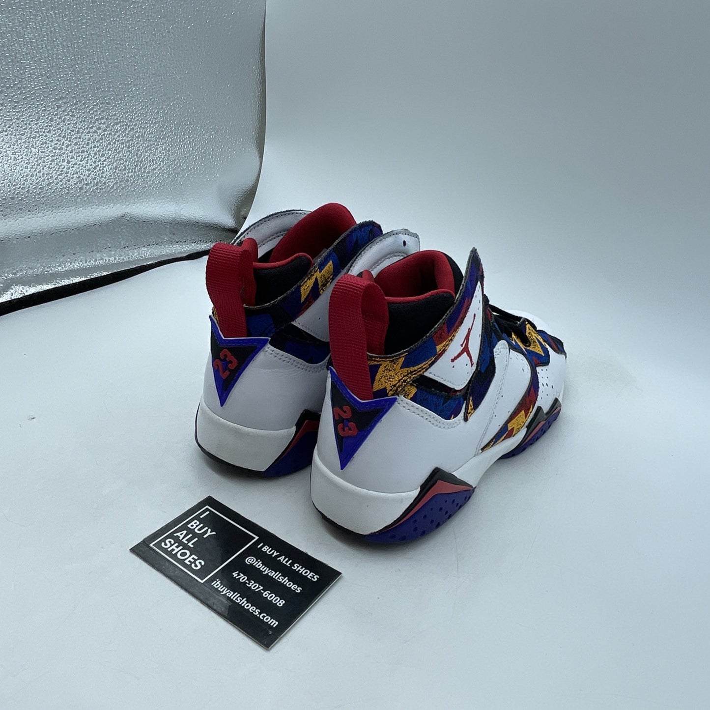 Size 5.5Y - Air Jordan 7 Retro Sweater (304774-142)