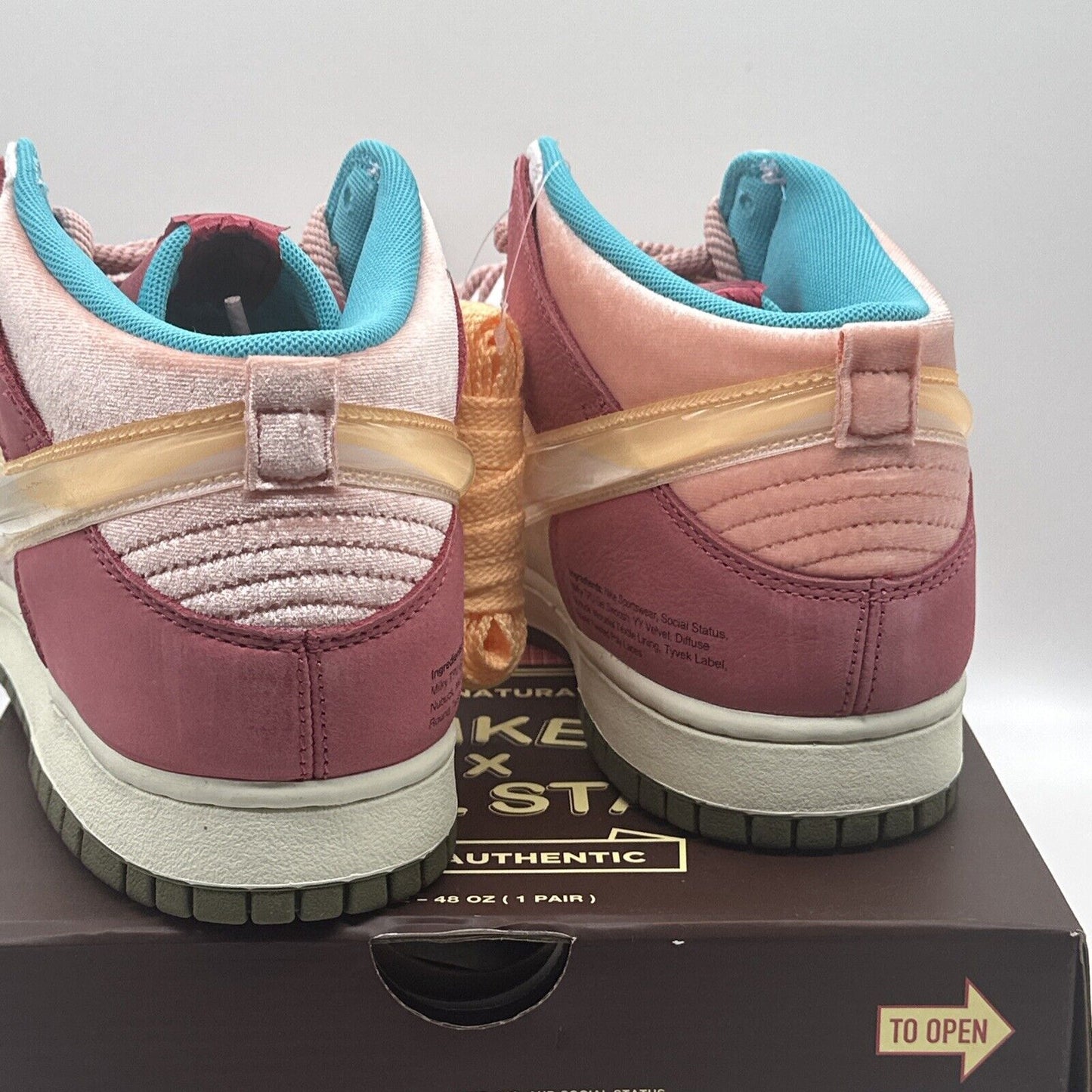 Size 11.5 - Nike Dunk Mid x Social Status Strawberry Milk 2021