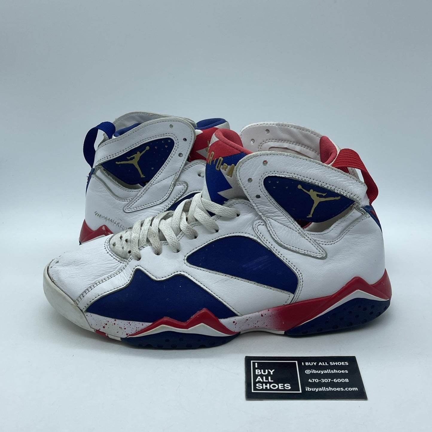 Size 11 - Air Jordan 7 Retro Tinker Alternate Blue White Leather (304775-123)