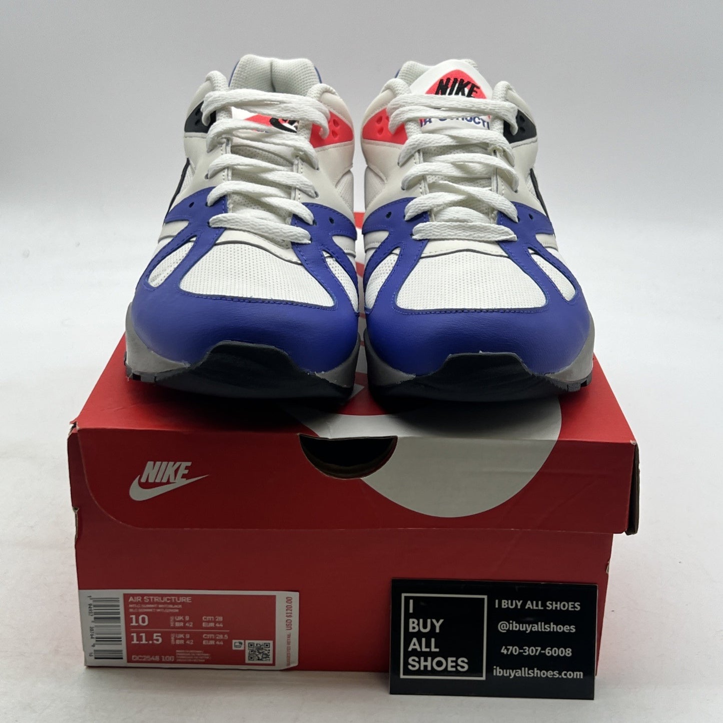 Size 10 - Nike Air Structure Triax 91 Persian Violet (DC2548-100)