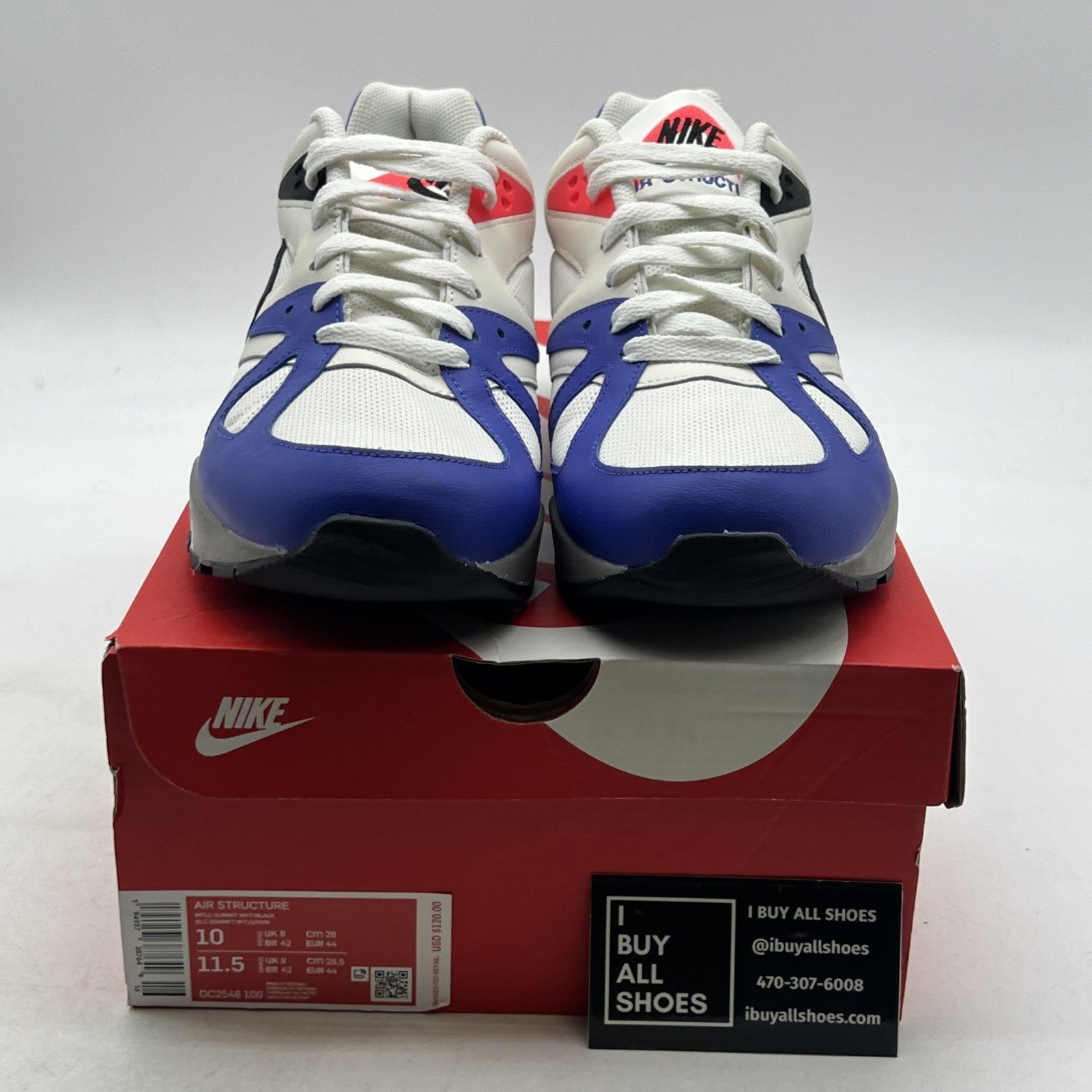 Size 10 - Nike Air Structure Triax 91 Persian Violet (DC2548-100)