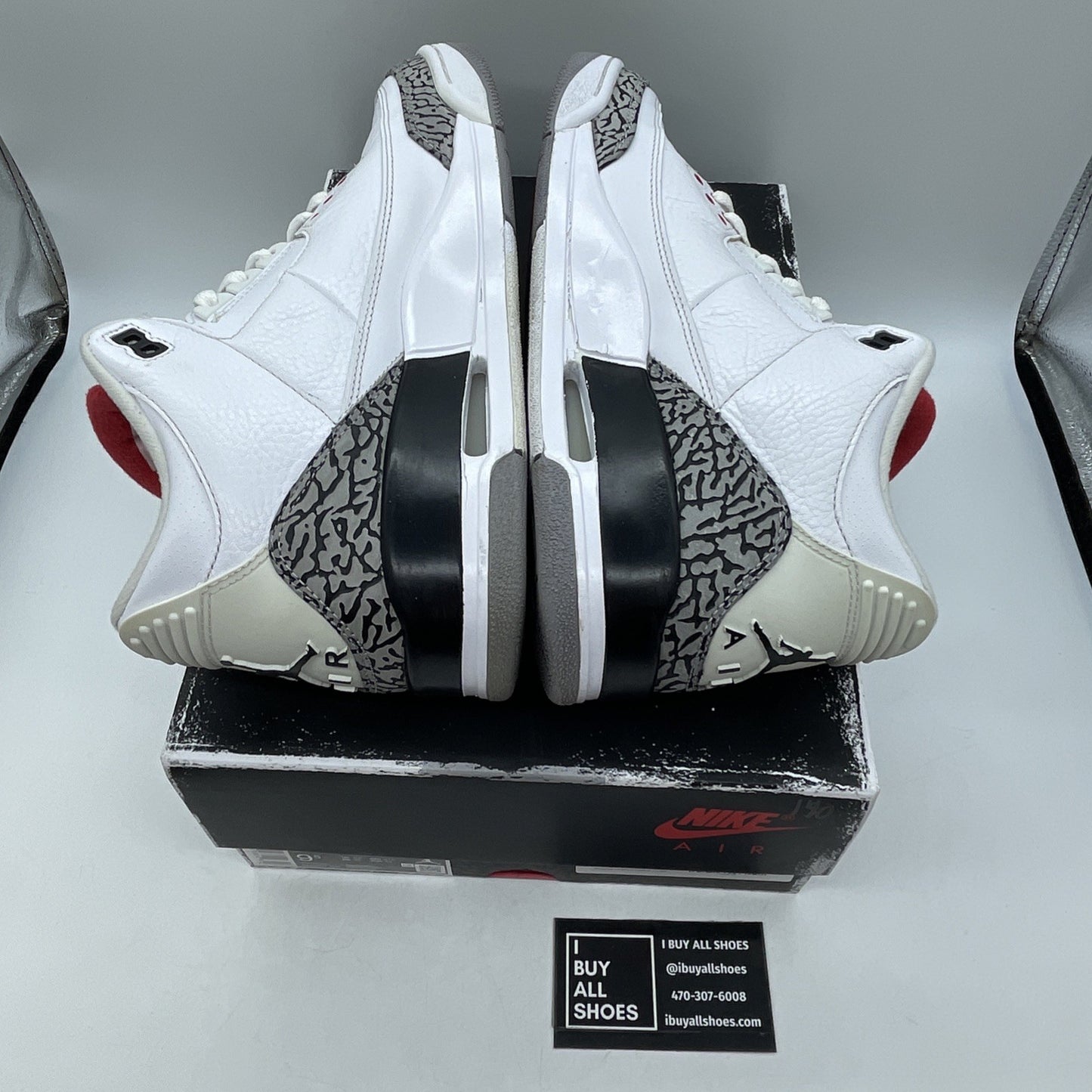 Size 9.5 - Air Jordan 3 Retro Mid White Cement Reimagined (DN3707-100)