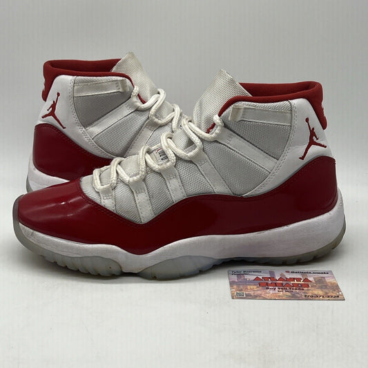 Size 9.5 - Jordan 11 Retro High Cherry White Red Leather (CT8012-116)