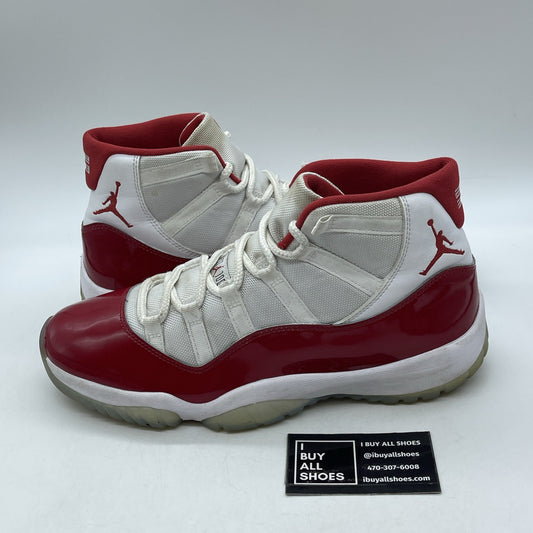 Size 10.5 - Jordan 11 Retro High Cherry White Leather (CT8012-116)