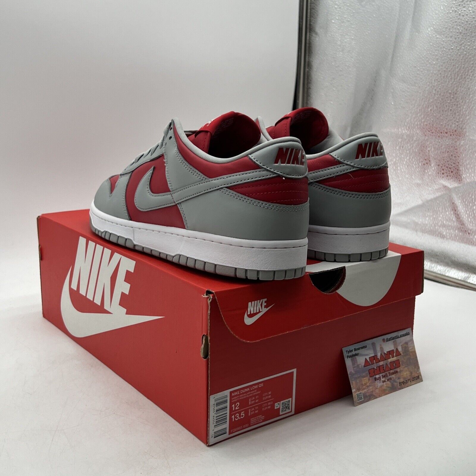 Size 12 - Nike Dunk CO.JP 2024 Low Ultraman Red Grey White Leather (FQ6965-600)