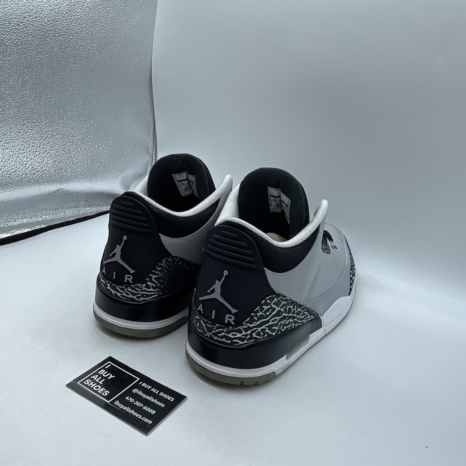 Size 14 - Air Jordan 3 Retro Wolf Grey (136064-004)