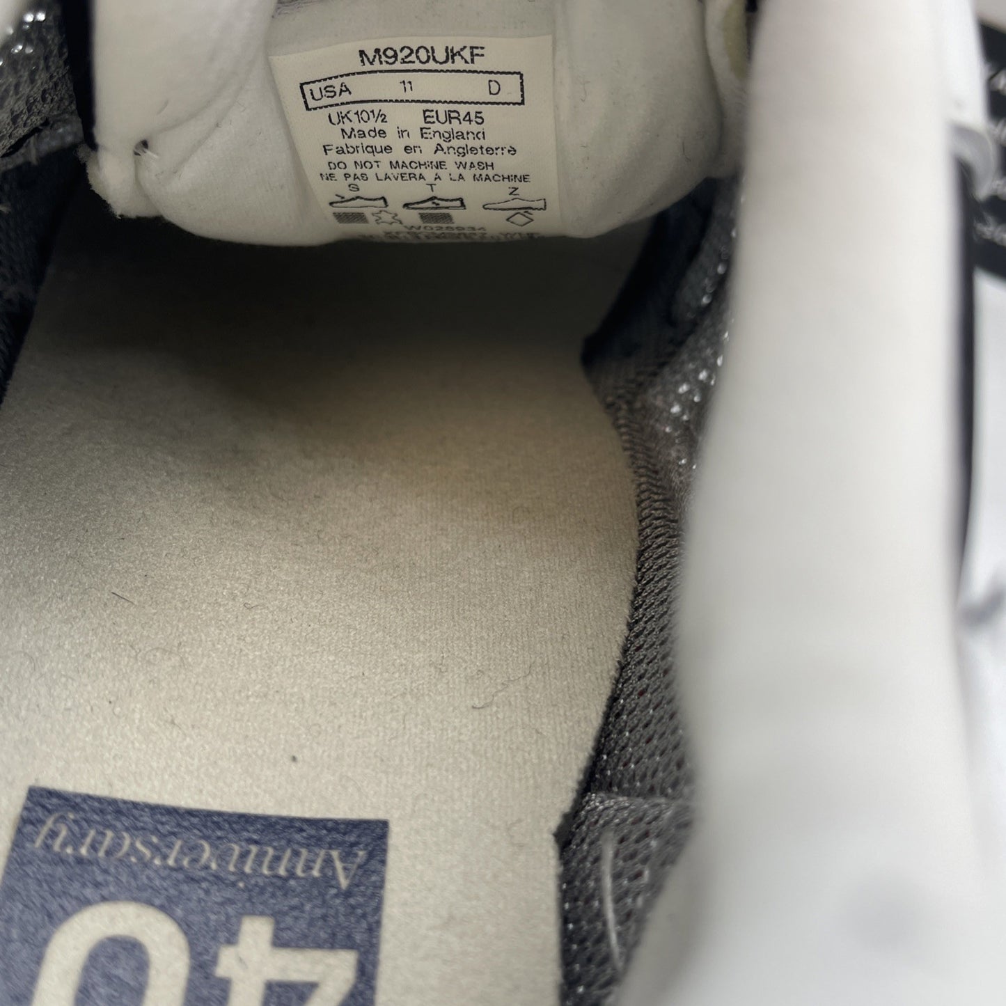 Size 11 - New Balance 920 Made in England 40th Anniversary (M920UKF)