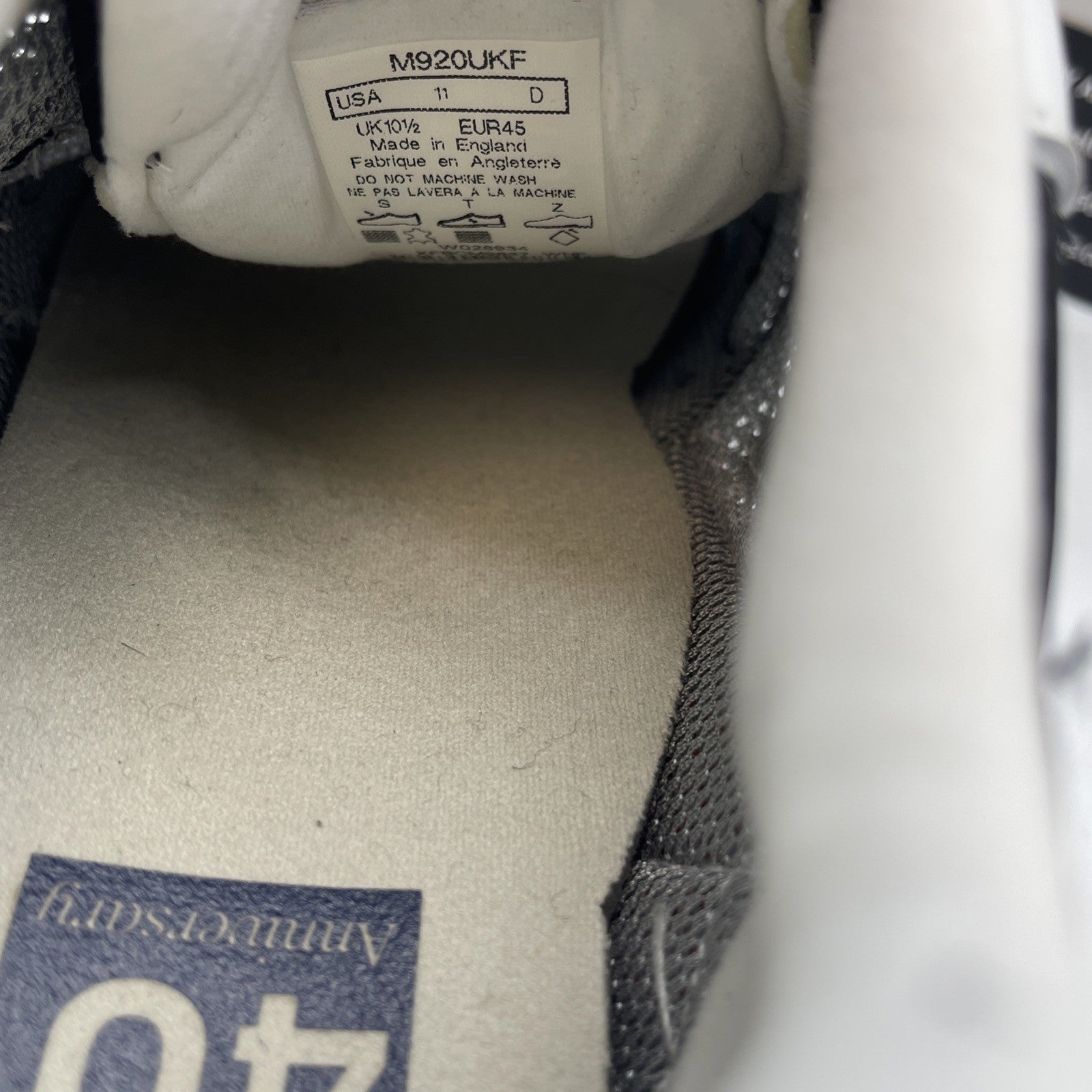Size 11 - New Balance 920 Made in England 40th Anniversary (M920UKF)