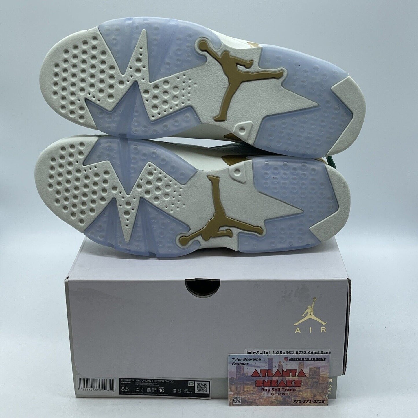 Size 8.5 - Air Jordan 6 Low Lunar New Year Gold Tan Leather (DH6928-073)