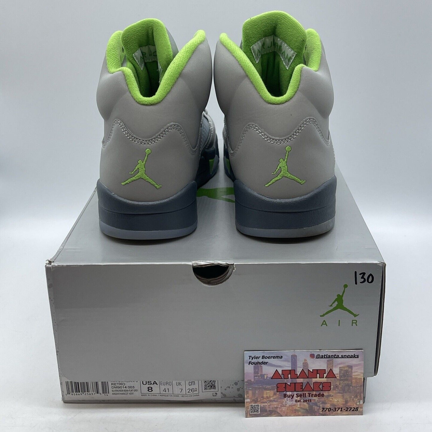 Size 8 - Jordan 5 Retro Green Bean Grey (DM9014-003)