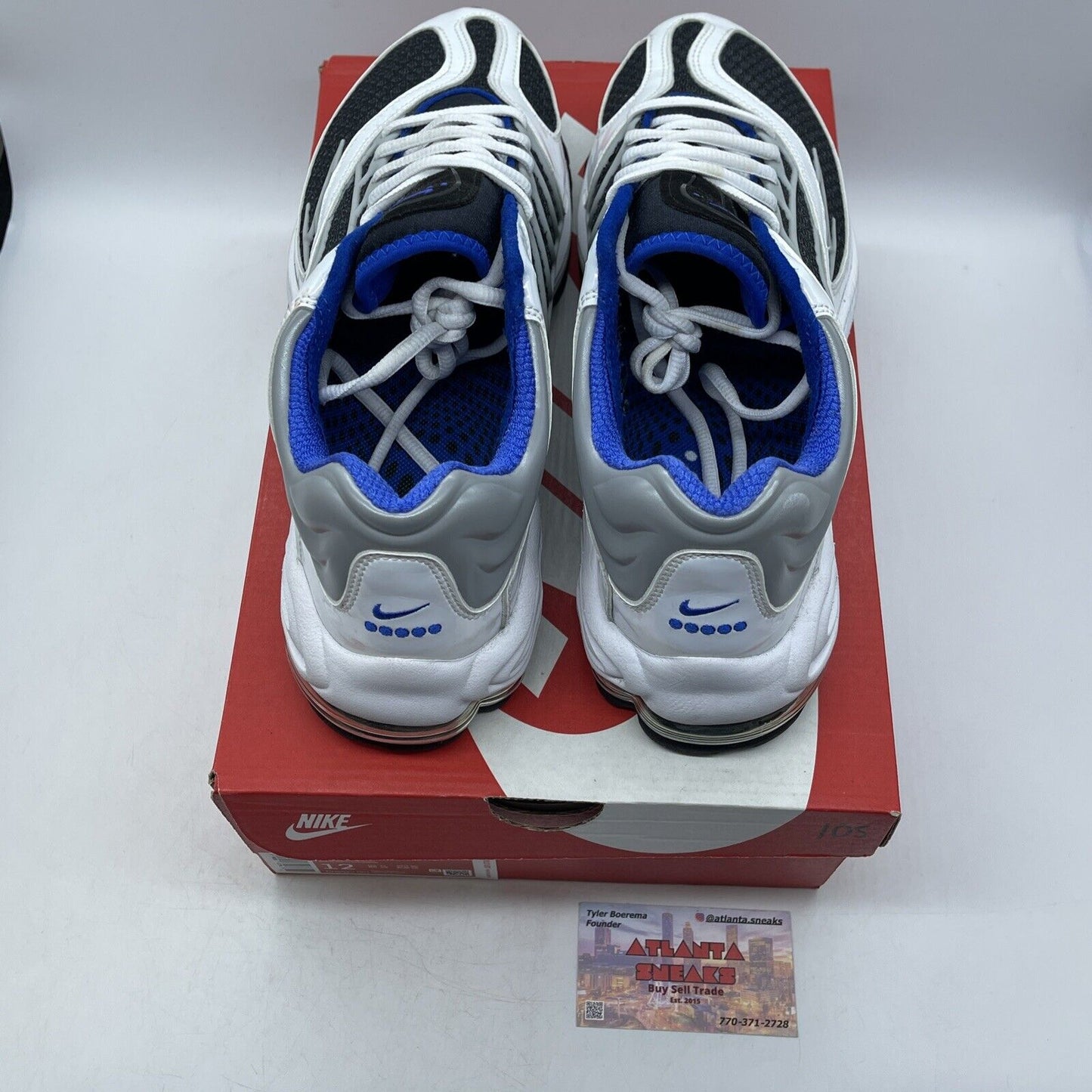 Size 12 - Nike Air Tuned Max White Racer Blue White Gray (DH8623-001)