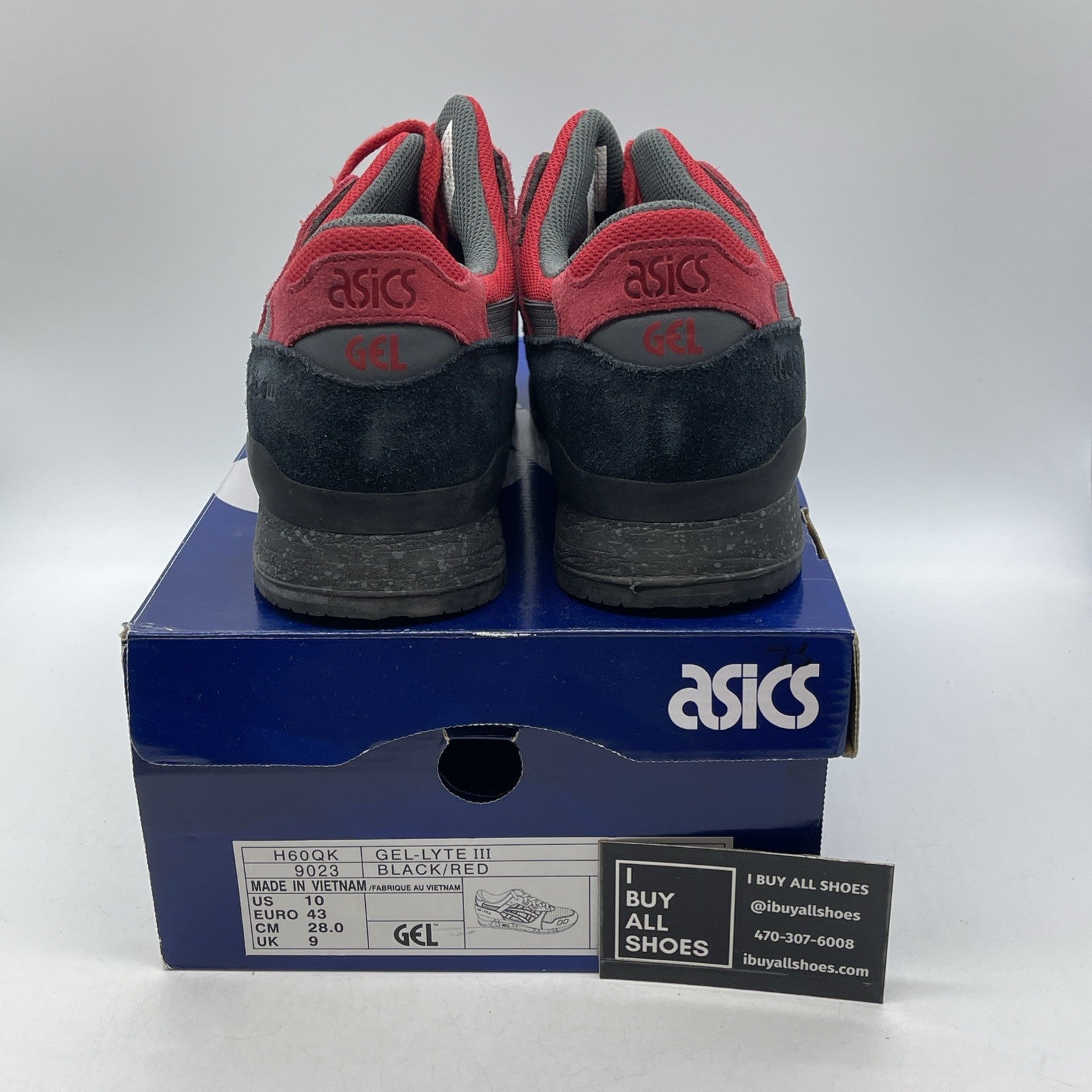 Size 10 - ASICS Gel Lyte 3 Christmas Pack - Bad Santa (H60QK)