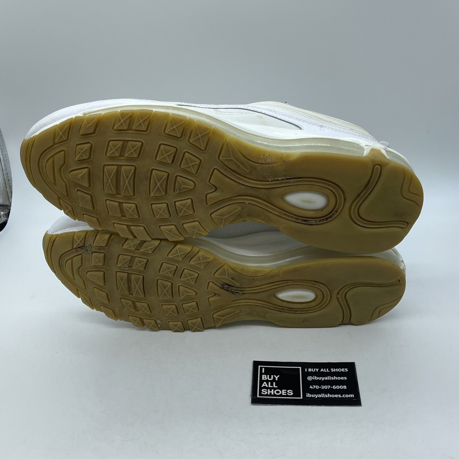 Size 14 - Nike Air Max 97 White Gum Suede Leather (DJ2740-100)