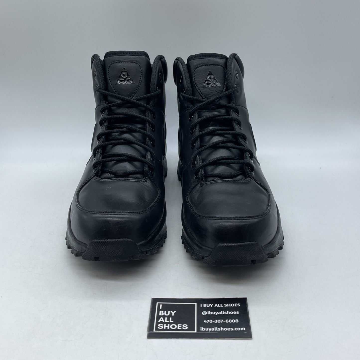 Size 11 - Nike Manoa Leather Black (454350-003)