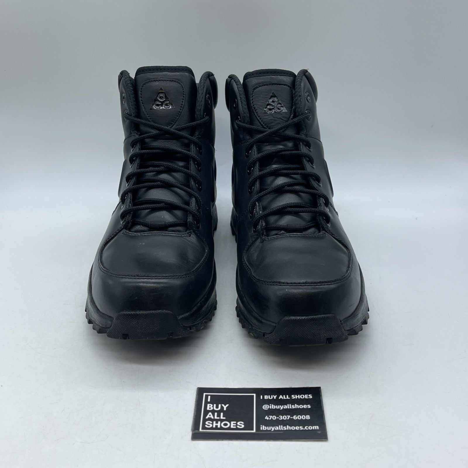 Size 11 - Nike Manoa Leather Black (454350-003)