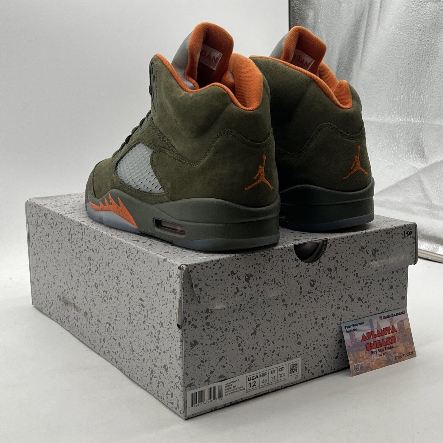 Size 12 - Air Jordan 5 Retro 2024 Olive (DD0587-308)