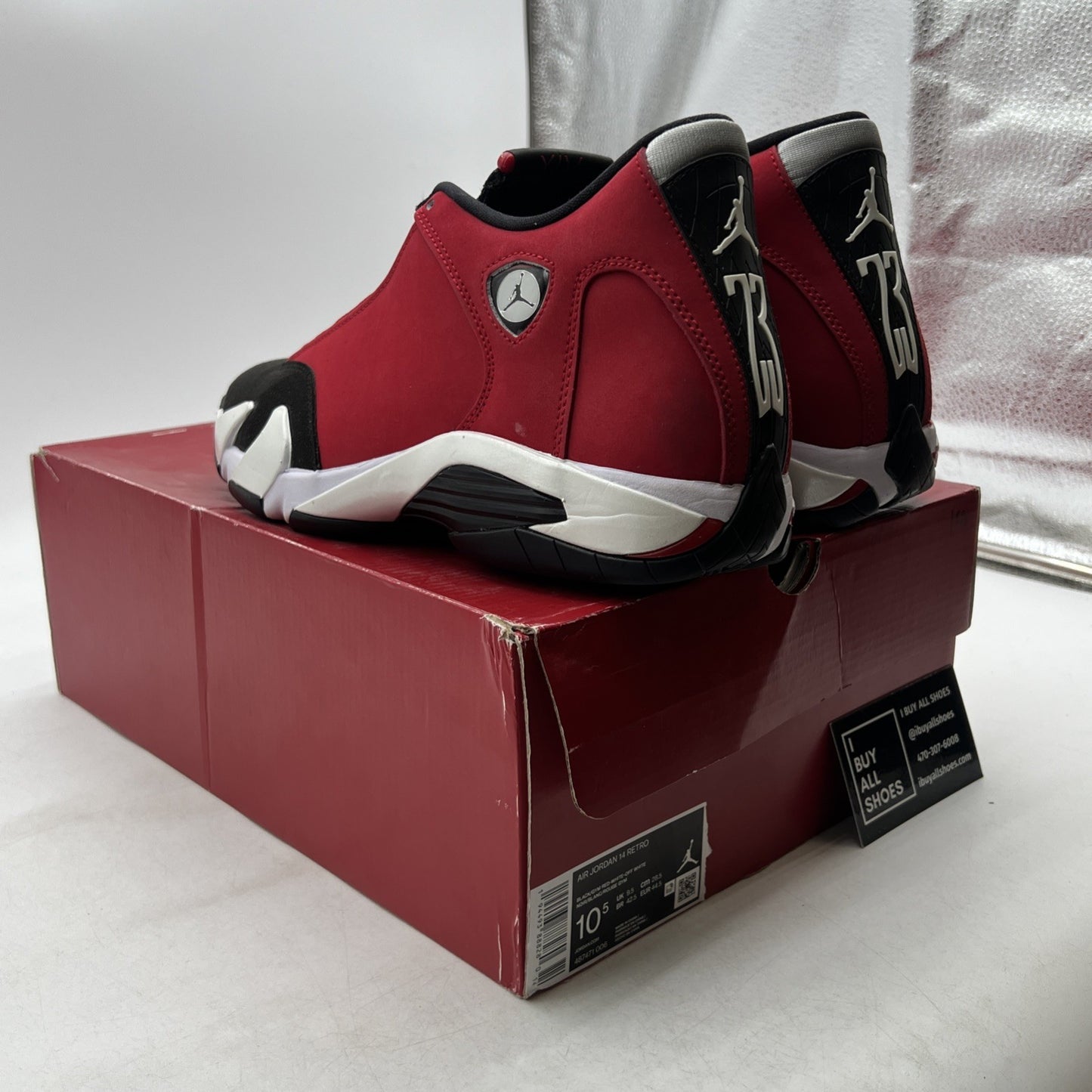Size 10.5 - Air Jordan 14 Retro Gym Red (487471-006)