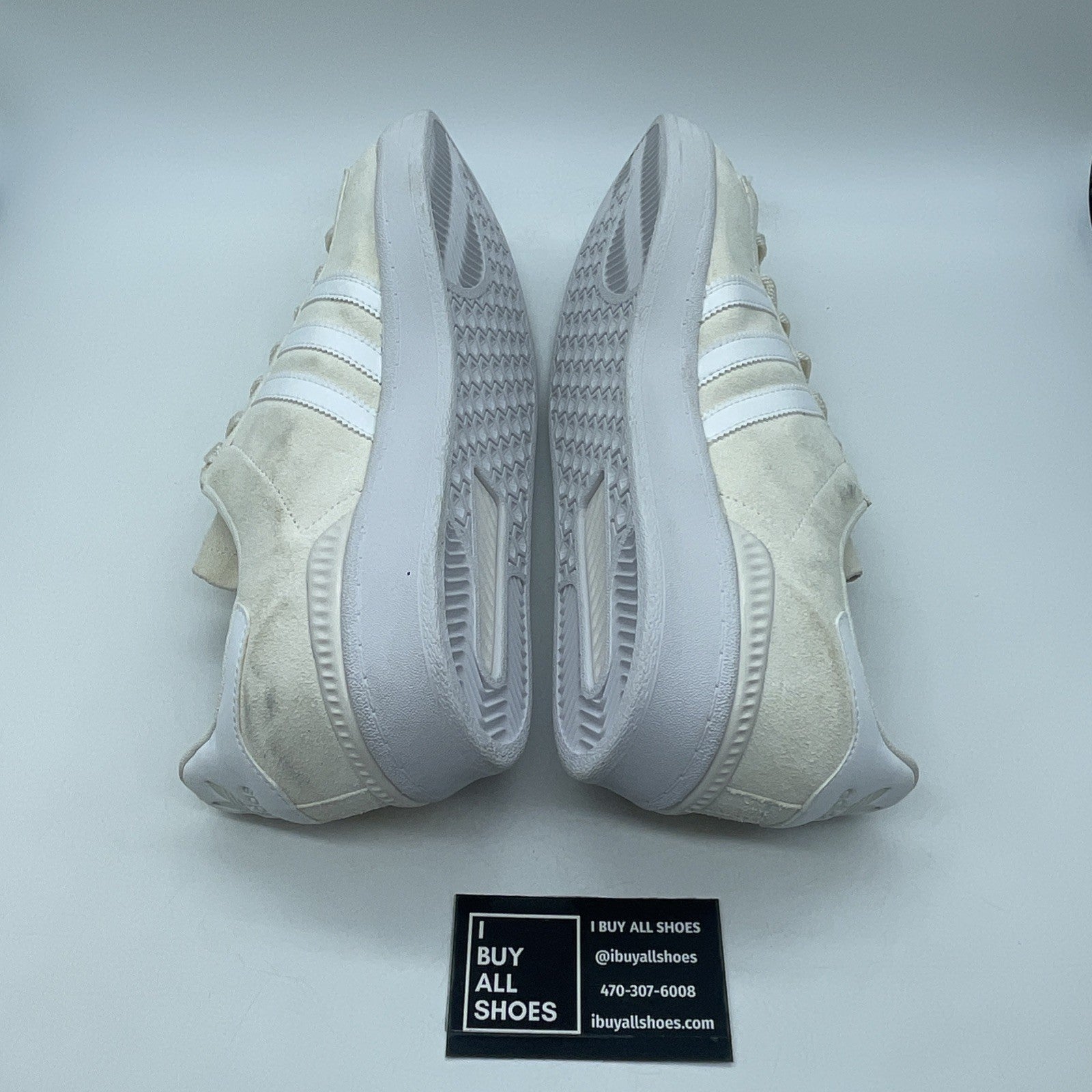 Size 14 - adidas Campus ADV Supplier Color Tan White Suede Leather (EG8577)