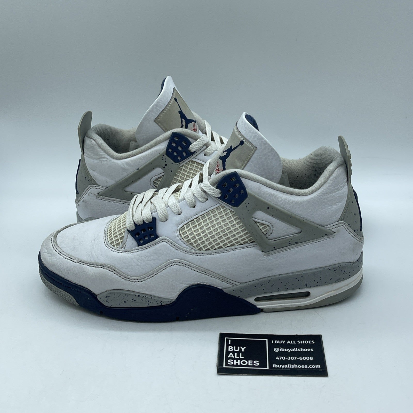 Size 12 - Jordan 4 Retro Mid Midnight Navy (DH6927-140)