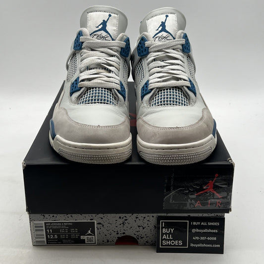 Size 11 - Air Jordan 4 Retro 2024 Military Blue (FV5029-141)