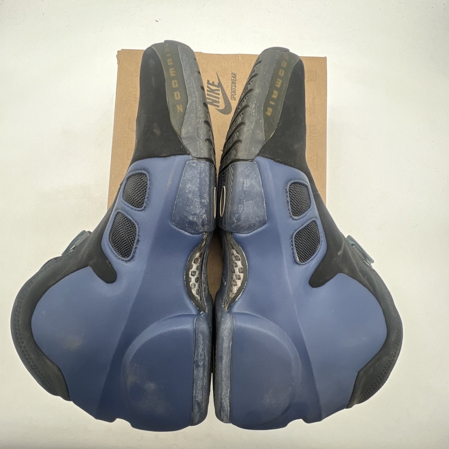 Size 10.5 - Nike Air Flightposite 2 Black Midnight Navy (386160-003)