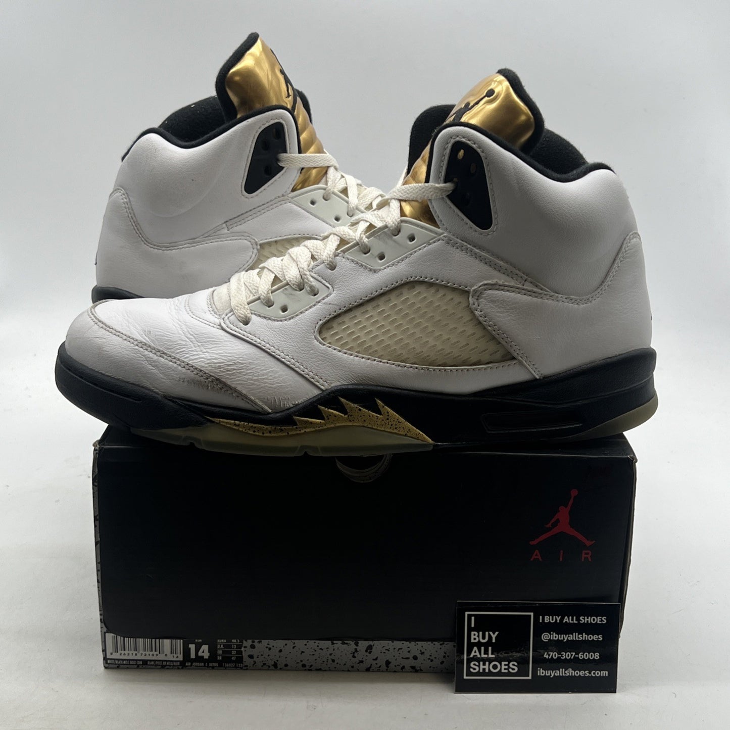 Size 14 - Air Jordan 5 Retro Olympic (136027-133)