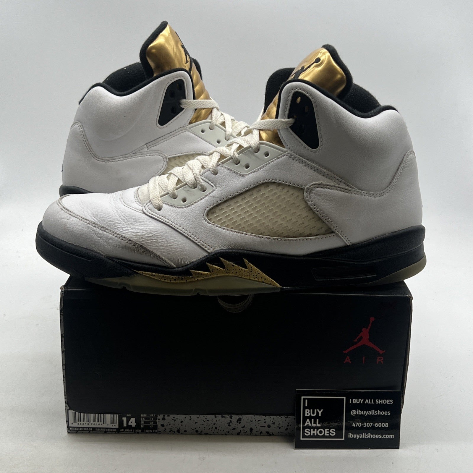 Size 14 - Air Jordan 5 Retro Olympic (136027-133)