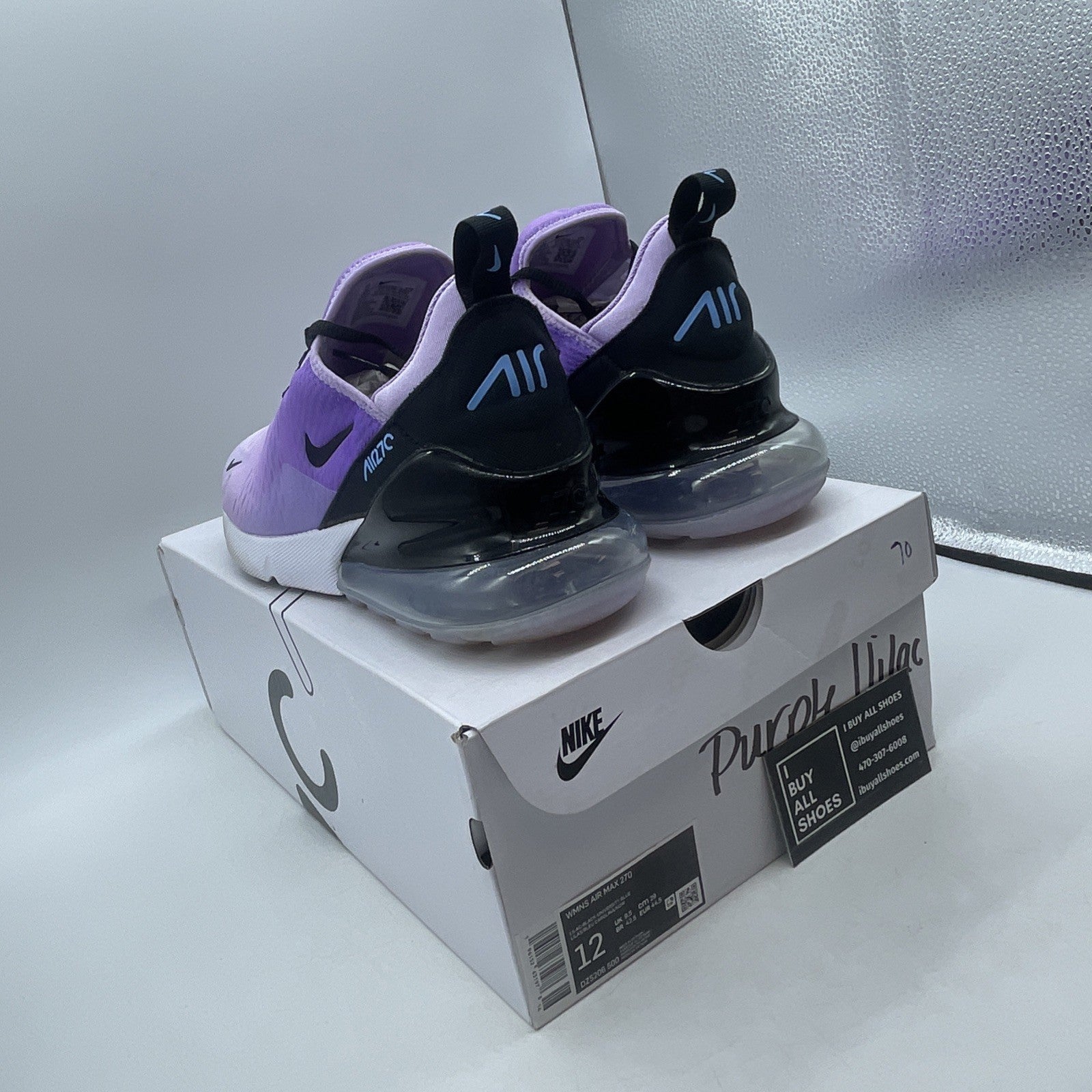 Size 12W - Nike Air Max 270 Lilac  (DZ5206-500)